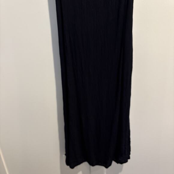 Magic Dress Womens Free Size Black‎ Floral Embroidered Maxi Boho India Crinkle - Picture 4 of 11